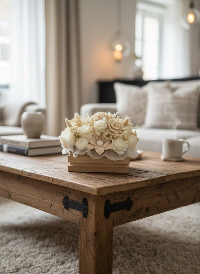 Bouquets fondants en cire aux parfums de Grasse